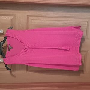 Tommy Bahama Pink Linen Knit Top